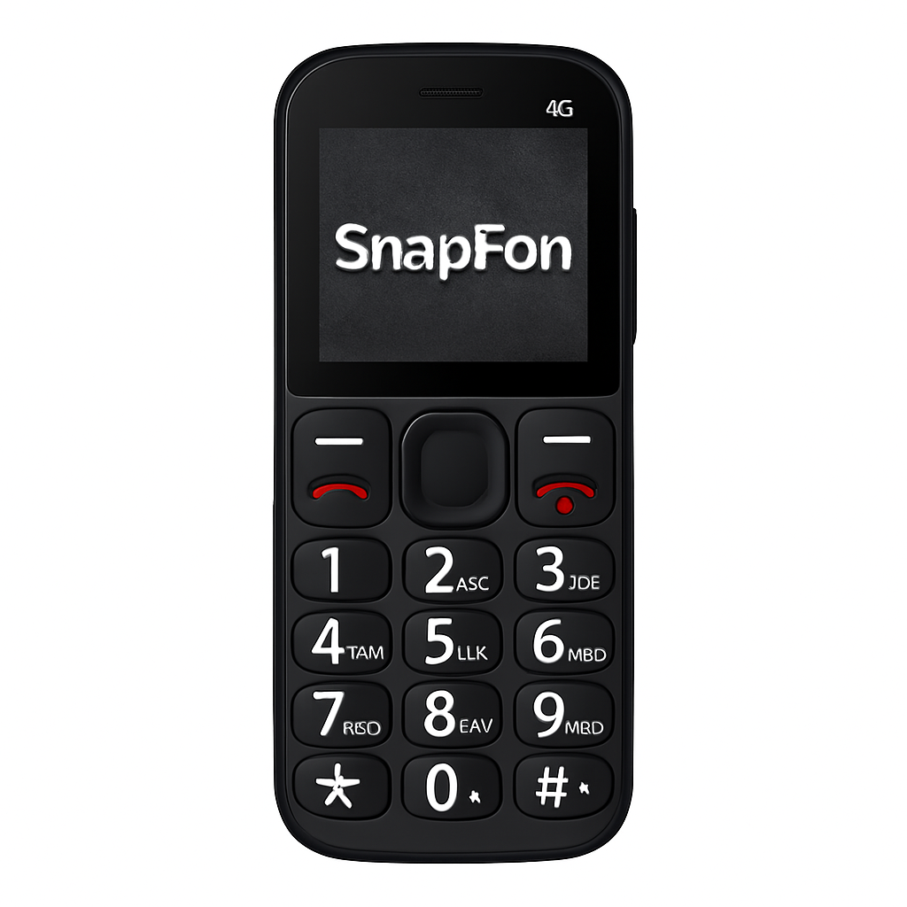 Snapfon EZ Bar 4G 4GB Black - [New]