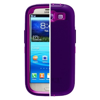 Otterbox Defender Series Case For Samsung Galaxy S Iii - Retail Packaging - Purple