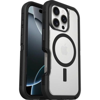 Otterbox Defender Xt Clear Iphone 16 Pro Case, Dark Side - Clear/Black Us Military Mil Standard