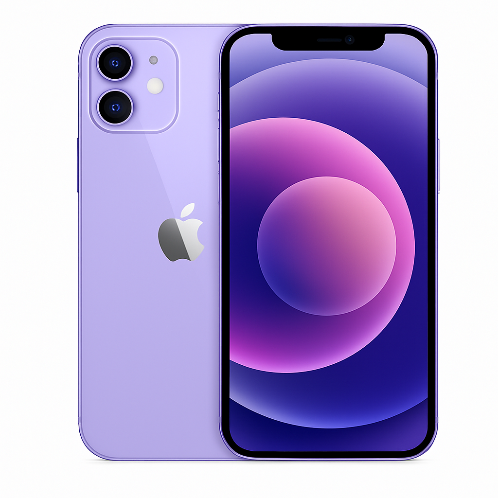 Apple A2172 - iPhone 12 64GB - Purple - (Very Good Condition) - Unlocked