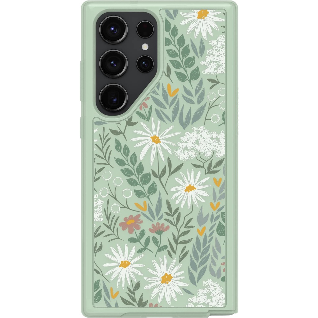 Otterbox Galaxy S23 Ultra Symmetry Series Case - Sage Advice (Clear/Green), Ultra-Sleek, Wireless Charging Compatible, Raised Edges Protect Camera & Screen