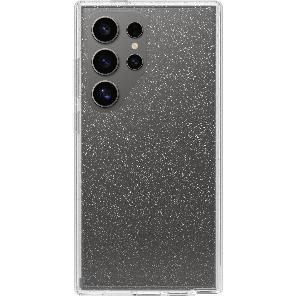 Otterbox Samsung Galaxy S24 Ultra Symmetry Series Clear Case - Stardust (Clear/Glitter), Ultra-Sleek, Wireless Charging Compatible, Raised Edges Protect Camera & Screen