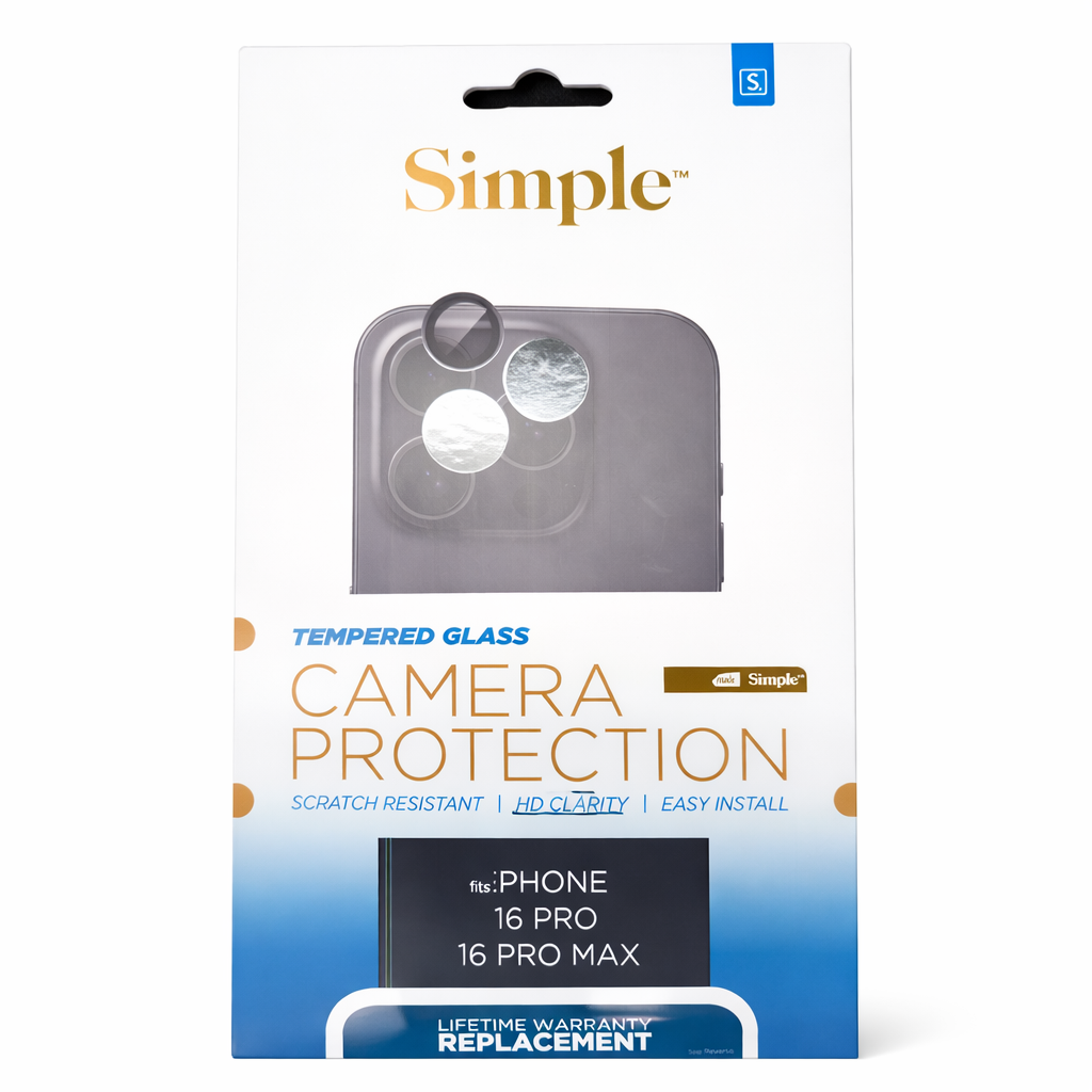 Simple Camera Protection For Iphone 16pro And 16pro Max (Only)