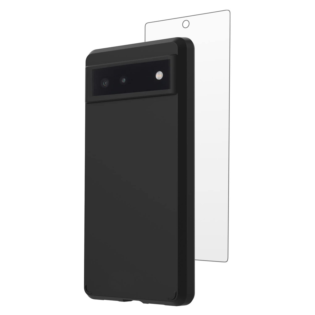 Case-Mate - Protection Pack - Phone Case And Screen Protector For Google Pixel 6a - Black