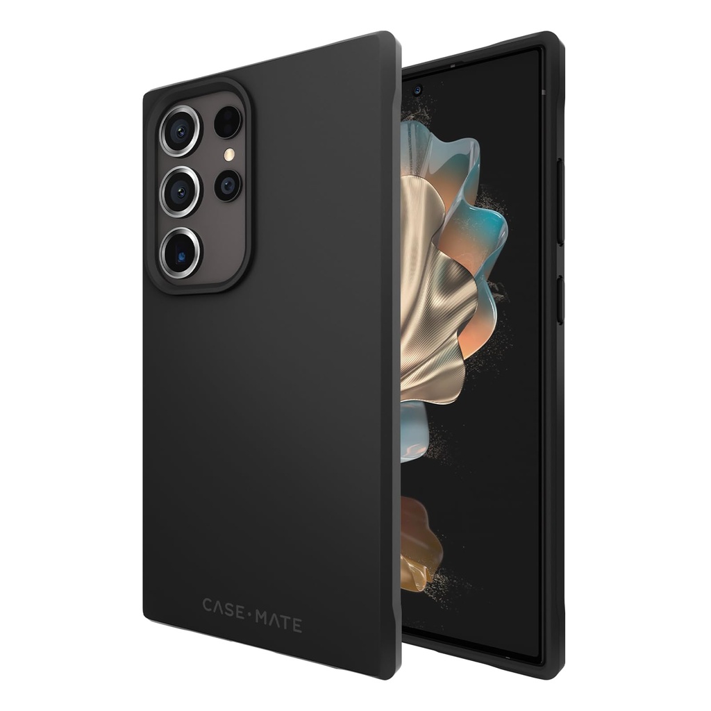 Case-Mate Samsung Galaxy S24 Ultra Case Tough Black Phone Samsung Galaxy S24 Ultra -Anti-Scratch Tech, Shock Absorbing Materials And Slim Fit