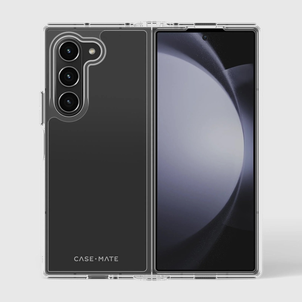 Case-Mate Tough Clear Case Compatible With Samsung Galaxy Z Fold6 Case Transparent (Shockproof, Environmentally Friendly, Anti-Scratch, Drop Protection Up To 3.6 M) - Transparent