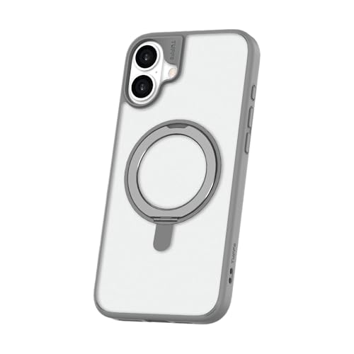 Lbt Tuff8 Mag Glide360 Rugged 8 Foot Military Drop-Tested Case With Rotatable Stand Compatible With Iphone 16/15 / 14 Gray