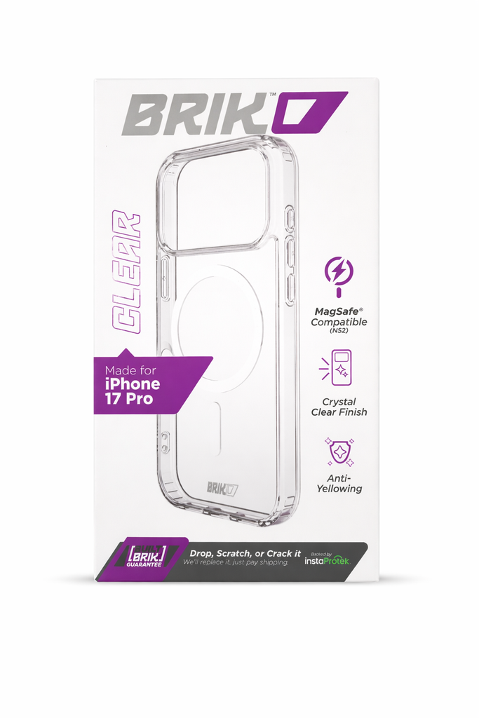 Brikd Clear Magsafe Compatible iPhone 17 Pro Only