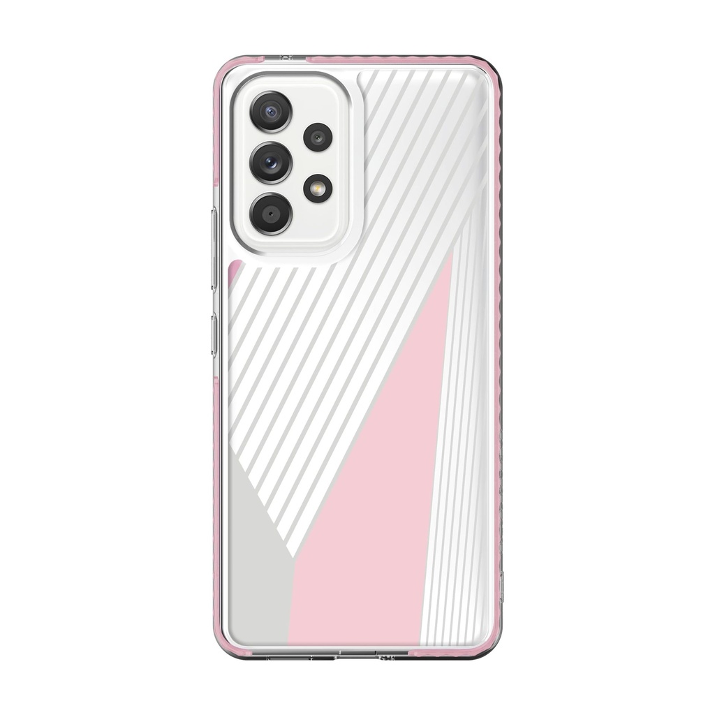 Puregear Samsung Galaxy A53 5g Design Slimshell Case - Pink Deco
