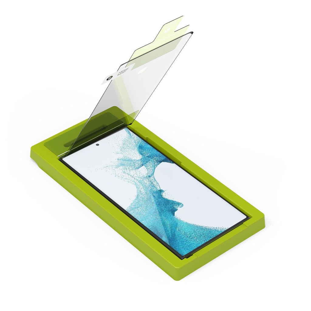 PureGear Samsung Galaxy S22 Ultra 5g Steel 360 Antimicrobial Curved Tempered Glass