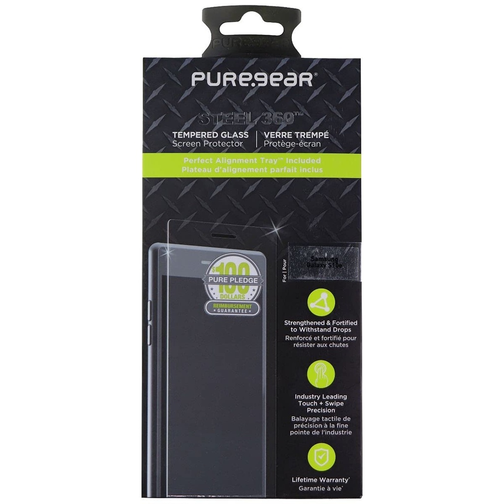 Puregear Steel 360 Tempered Glass Screen Protector (With Installation Tray) For The Samsung Galaxy S10e