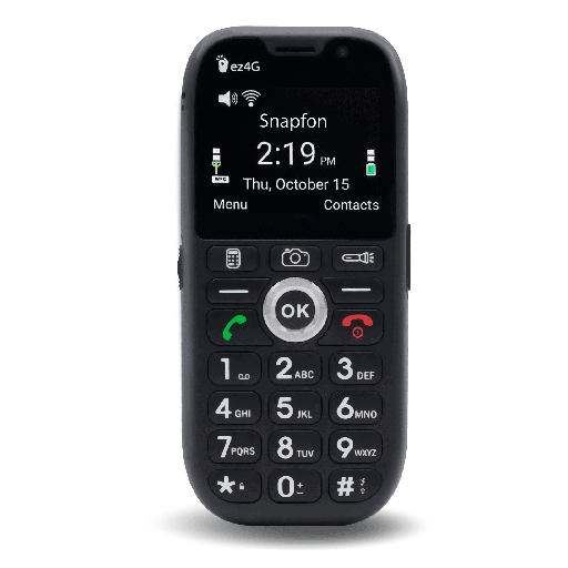 [SNP.EZ4G.4.BK.N.L.TMB.FF.0.0.2] Snapfon EZ Bar 4G 4GB Black - [New] - 