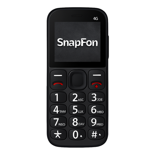[SNP.EZ4G.4.BK.N.L.TMB.FF.0.0.2] Snapfon EZ Bar 4G 4GB Black - [New]