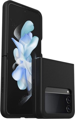 [840304705078] Otterbox Thin Flex Case For Samsung Z Flip4, Non-Retail Packaging - Black