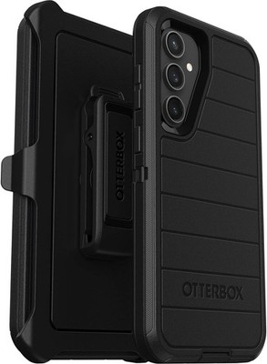 [840304747535] Otterbox Defender Series Case For Samsung Galaxy S23 Fe (Only) - Holster Clip Included - Microbial Defense Protection - Non-Retail Packaging - Black