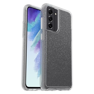 [840104269909] Otterbox Galaxy S21 Fe 5g (Only) Symmetry Series Case - Stardust (Silver Flake), Ultra-Sleek, Wireless Charging Compatible, Raised Edges Protect Camera & Screen