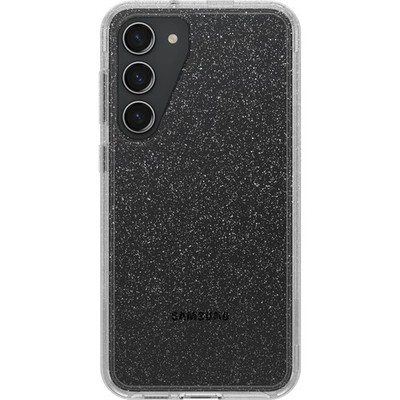 [840304713875] Otterbox Galaxy S23+ Symmetry Series Case - Stardust (Clear/Glitter), Ultra-Sleek, Wireless Charging Compatible, Raised Edges Protect Camera & Screen