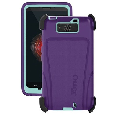 [660543023975] Otterbox Defender Series Case For Motorola Droid Ultra - Retail Packaging - Blue/Purple