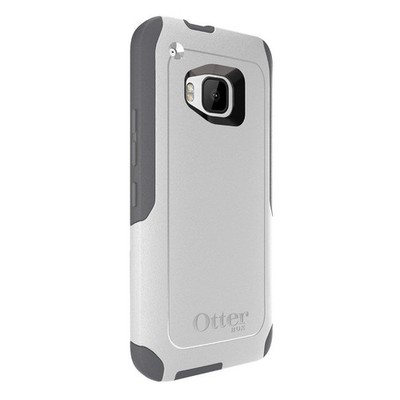 [660543372882] Otterbox Commuter Series Case For Htc One M9 - Retail Packaging - Glacier (White/Gunmetal Grey)