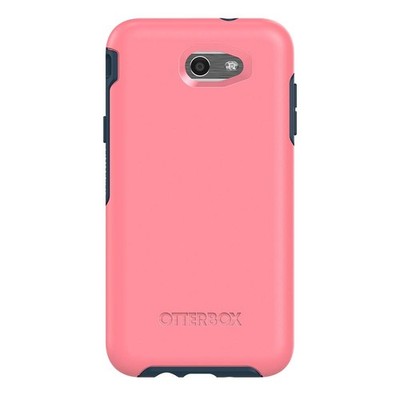 [660543412113] Otterbox Symmetry Series Case For Samsung Galaxy Express Prime 2, J3, J7 - Saltwater Taffy (Pipeline Pink/Blazer Blue)