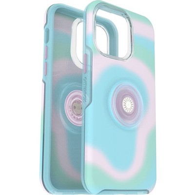 [840262396691] Otterbox Apple Iphone 14 Pro Max Otter + Pop Symmetry Series Case - Glowing Aura (Pink) (77-89738), 3x Military Standard Drop Protection
