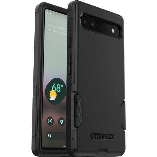 [840262375573] Otterbox Commuter Case For Google Pixel 6a, Shockproof, Drop Proof, Rugged, Protective Case, 3x Tested To Military Standard, Antimicrobial Protection, Black