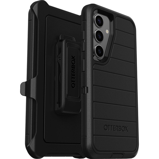 [840304751884] Otterbox Samsung Galaxy S24 Defender Series Pro Case - Black, Rugged & Durable, With Port Protection, Includes Holster Clip Kickstand