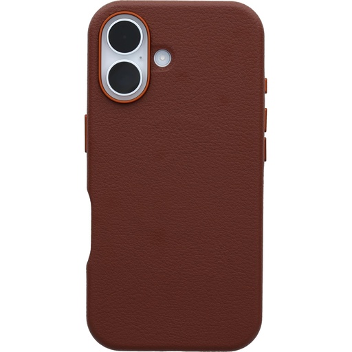 [840304771271] Otterbox Iphone 16 Symmetry Series Cactus Leather For Magsafe - Rich Adobe Brown
