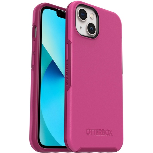 [840104284827] Otterbox - Symmetry Antimicrobial Case For Apple Iphone 13 - Renaissance Pink