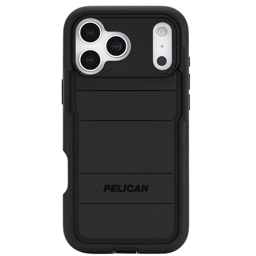 [840171753035] Pelican Voyager Iphone 17 Pro Max Case [Compatible With Magsafe] Rugged Phone Case W/ 24ft Military-Grade Drop Protection - Heavy Duty Phone Cover W/Belt Clip Holster For Iphone 17 Pro Max - Black