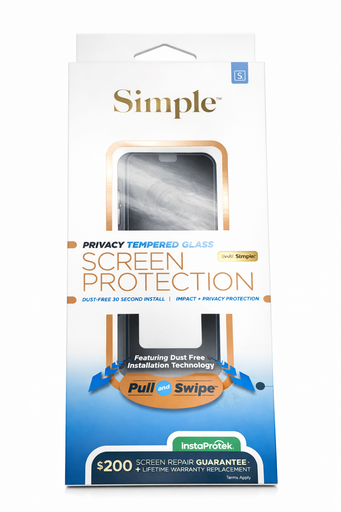 [810135814850] Simple Privacy Tempered Glass Screen Protector For Iphone 16 Plus (Only)