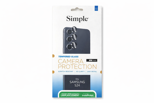[810135811095] Simple Tempered Glass Camera Lens Protector For Samsung Galaxy S24