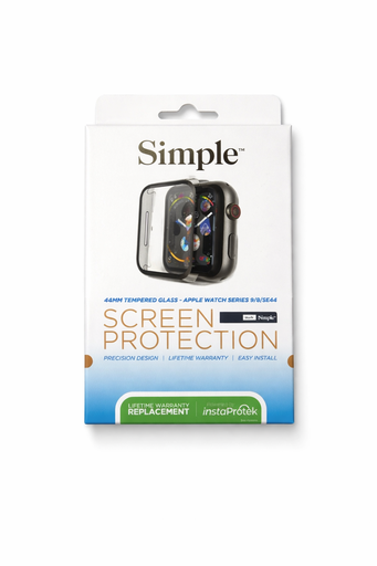 [810135810449] Simple Tempered Glass Screen Protector For Apple Watch 44mm (Series Se / 6 / 5 / 4)