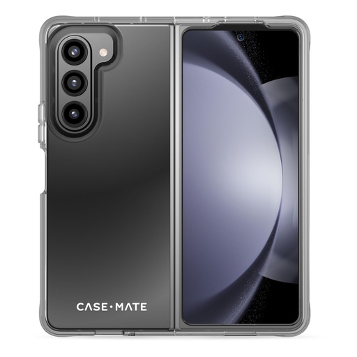 [840171731767] Case-Mate Samsung Galaxy Z Fold 5 Case - 7.6" Clear - 12ft Drop Protection & Wireless Charging - Tough Series Cover For Samsung Galaxy Z Fold 5 With Anti Yellowing And Anti Scratch Tech, Shockproof