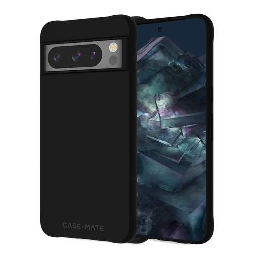 [840171734751] Case-Mate Google Pixel 8 Pro Case [6.7”, 2023] [12ft Drop Protection] [Wireless Charging] Tough Black Phone Case For Google Pixel 8 Pro - Rugged, Anti-Scratch Technology, Shock Absorbent, Slim Fit