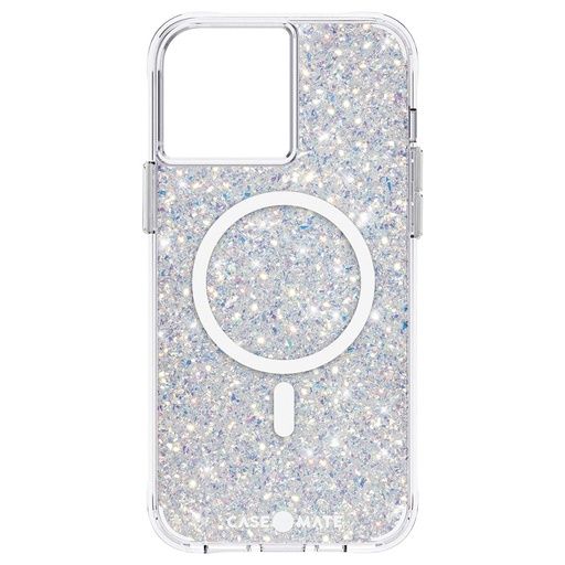 [840171706208] Case-Mate Twinkle Case With Magsafe For Iphone 13 Pro Max, With Up To 3m Protection - Stardust (Silver).
