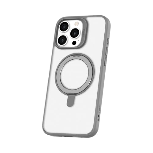 [883672048446] Lbt Tuff8 Mag Glide360 Rugged 8 Foot Military Drop-Tested Case With Rotatable Stand Compatible With Iphone 16 Pro Gray