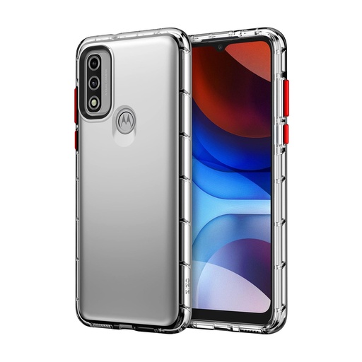 [888488335636] Zizo Surge Series For Moto G Pure Case - Sleek Clear Case Customizable Buttons - Clear