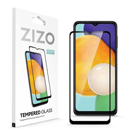 [888488336145] Zizo Tempered Glass Screen Protector For Galaxy A13 / A13 5g Full Glue Clear Screen Protector With Anti Scratch And 9h Hardness - Black