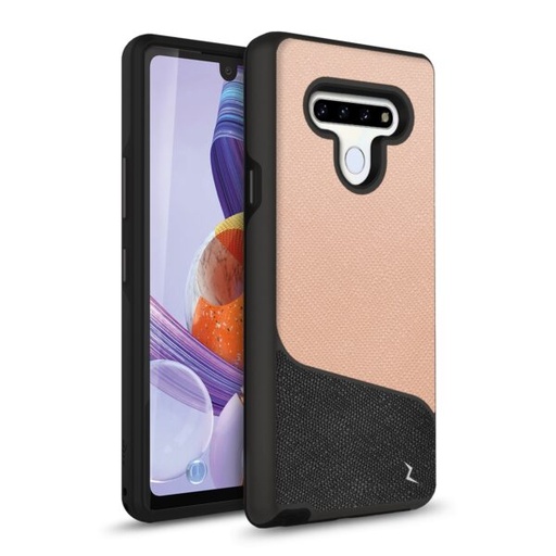 [888488325385] Lg Stylo 6 Zizo Division Series Case – Saffiano Blush