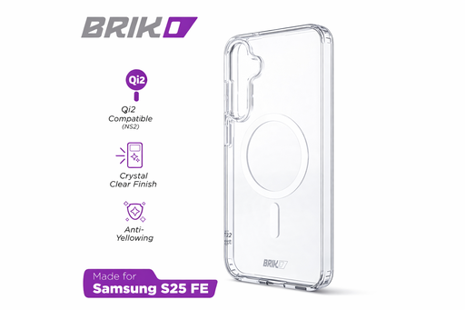 [810198270686] Brikd Samsung S25fe Clear Case