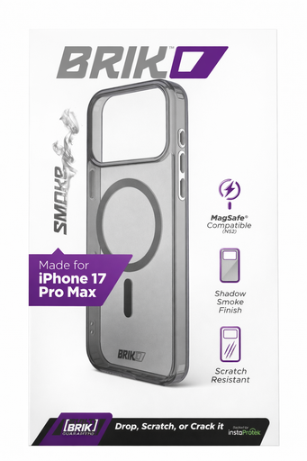 [810135819510] Brikd - Iphone 17 Pro Max (Only) Smoke Clear Case