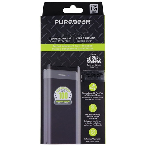 [810032992538] Puregear Steel 360 Tempered Glass Protector For Lg Velvet 5g / Velvet 5g Uw