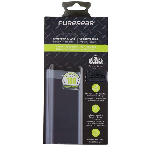 [0818719028983] Puregear Steel 360 Tempered Glass For Samsung (Note10+) & (Note10+ 5g) - Clear