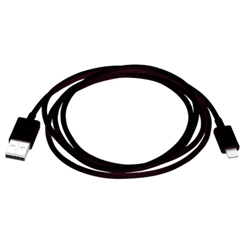[0816958018192] Puregear Charge-Sync Cable For Apple Lightning Devices 6' – Black